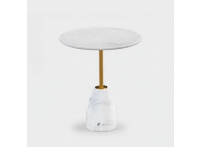 Table basse design de luxe en marbre Table d'appoint Tables d'appoint Salon Rond Nouveau