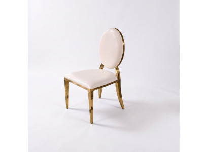 Chaise Chaise de salle à manger Fauteuils de club Chaise rembourrée Fauteuil neuf Salon en acier inoxydable