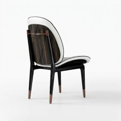 Chaises de salle à manger Salon Marron élégant Chaise avec pieds en bois Moderne