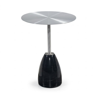 Table d'appoint ronde gris Table basse Commode de chambre Table Console