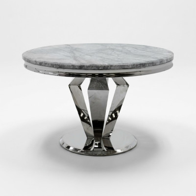 Table à manger de luxe Table ronde Salle à manger Tables de design en marbre Rondes