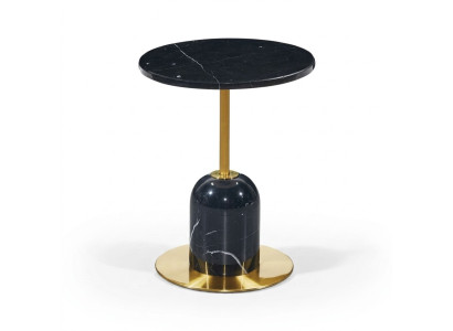 Table basse noire de designer Table d'appoint Salon Mobilier de luxe Table