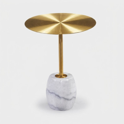 Designer table d'appoint supplémentaire, table basse de luxe et meuble de table d'appoint doré