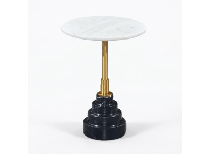 Tables d'appoint Salon Rond Haute qualité Moderne de luxe Table basse Marbre