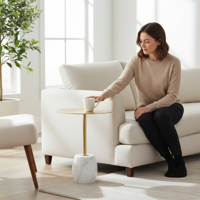 Table d'appoint Table basse blanche Table de designer Table de salon Table de salon Tables neuves