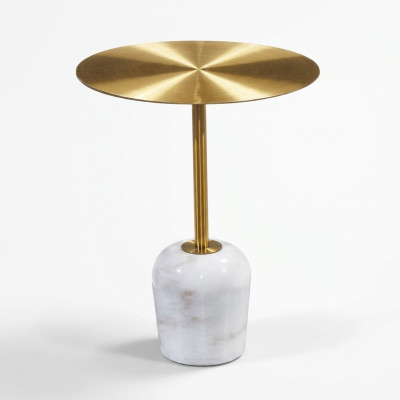 Table basse ronde de haute qualité, table d'appoint design pour le salon.