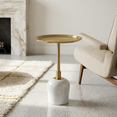 Table basse ronde élégante de haute qualité, table d'appoint de designer, nouvelle table