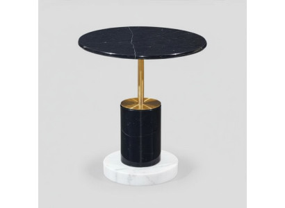Table basse ronde noire Table Élégante Tables d'appoint de salon Tables
