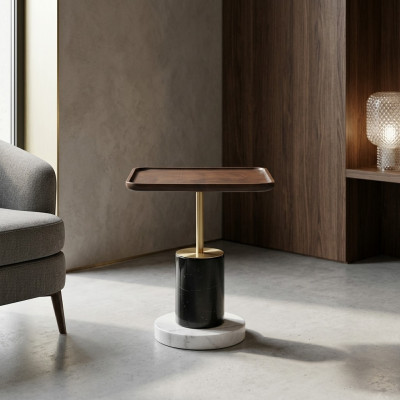 Table d'appoint Rectangulaire Table basse design Moderne Table basse Tables Tables rondes