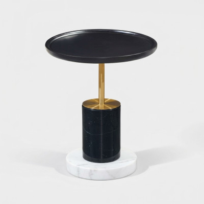 La table basse ronde de designer Table de salon de luxe Tables d'appoint Mobilier de salon