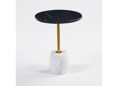 Table en marbre luxueuse Mobilier de salon Table basse ronde Design Style table basse
