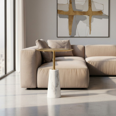 Table basse ronde de designer Mobilier de luxe de haute qualité Table basse moderne