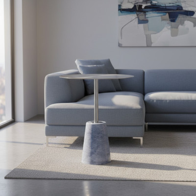 Table basse Moderne Gris Table d'appoint Tables Haute qualité Table d'appoint