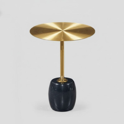 Table basse noire et dorée Designer Salon Élégantes Tables d'appoint
