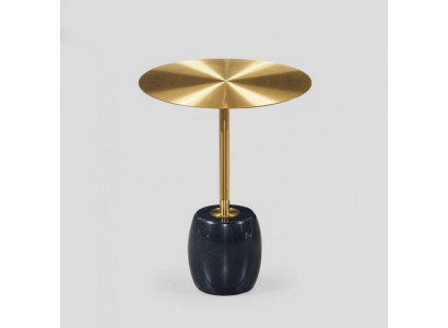 Table basse noire et dorée Designer Salon Élégantes Tables d'appoint
