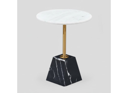 Table d'appoint ronde de designer Table d'appoint en marbre de luxe Tables d'appoint élégantes de style meubles