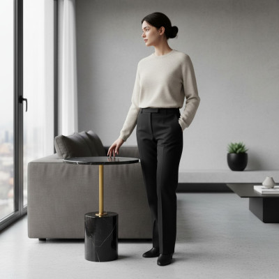 Table d'appoint ronde Designer Tables de salon Table d'appoint Tables basses