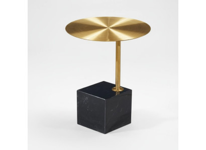 Designer noir - Table d'appoint dorée de luxe design en métal pour salon Tables Table