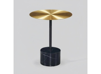 Noir - Table d'appoint dorée Table d'appoint ronde Tables de salon neuves