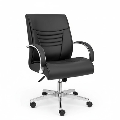 Chaise de jeu de luxe noir Chaise de direction Chaise pivotante de bureau Chaise de bureau Chaises