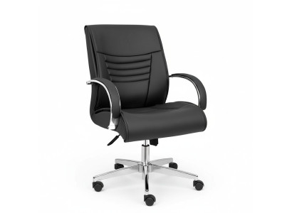 Chaise de jeu de luxe noir Chaise de direction Chaise pivotante de bureau Chaise de bureau Chaises