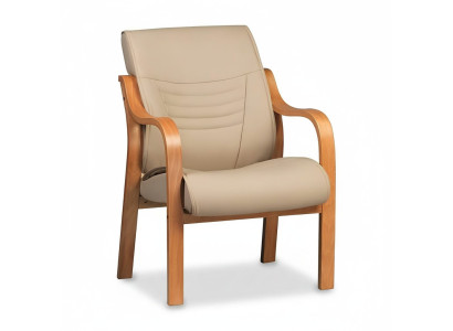 Chaise en cuir synthétique Chaise rembourrée de design Chaise beige Chaises Chaise de salle à manger Chaise de bureau
