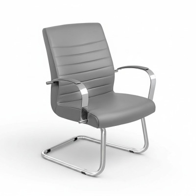 Chaise de bureau moderne pour jeux vidéo Chaise de bureau de haute qualité Gris Mobilier de bureau