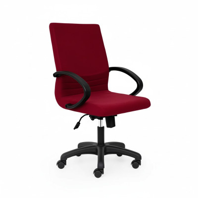 Chaise de bureau de jeu moderne rouge fauteuil de bureau pivotant