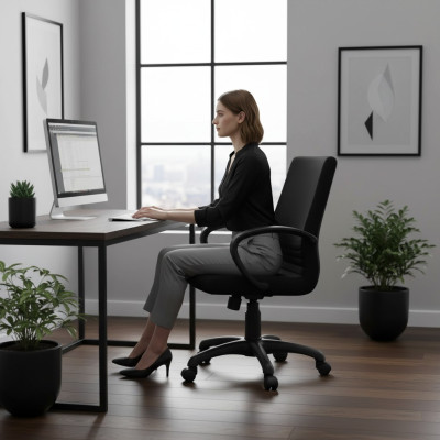 Chaise de bureau de haute qualité pour jouer chaise noire chaise de bureau chaise pivotante nouvelle