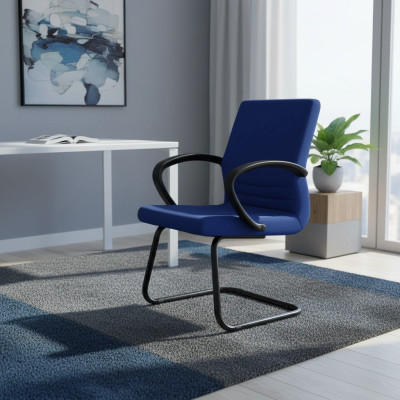 Chaise de bureau de qualité supérieure pour le jeu, chaise de bureau bleue moderne, chaise pivotante