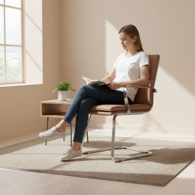 Salle d'attente Cabinet d'avocats Mobilier de bureau Chaises en cuir Fauteuil Chaise de conférence