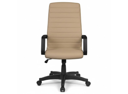 Chaise de bureau en similicuir imitation moderne Chaise de jeu Chaise de bureau nouvelle Chaise pivotante Beige nouvelle