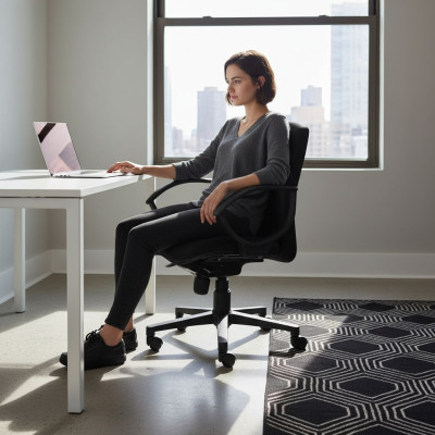 Chaise de bureau de haute qualité, chaise de jeu, chaise de bureau noire, chaise pivotante pour nouveau bureau.