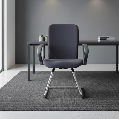Mobilier de bureau Salle d'attente Cabinet d'avocats Chaises textiles Chaise de conférence