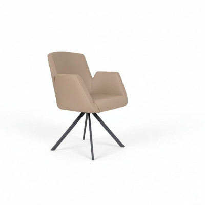 Revêtement de chaise Fauteuils de bureau en similicuir Chaises informatiques modernes Meubles Beige neufs