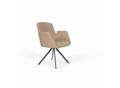 Revêtement de chaise Fauteuils de bureau en similicuir Chaises informatiques modernes Meubles Beige neufs