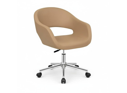 Chaise de bureau moderne de haute qualité Chaise de jeu beige Chaise de bureau pivotante nouvelle