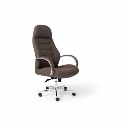 Rembourrage de chaise en similicuir Chaises de bureau Chaises informatiques modernes Mobilier Marron