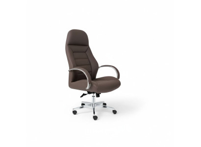 Rembourrage de chaise en similicuir Chaises de bureau Chaises informatiques modernes Mobilier Marron