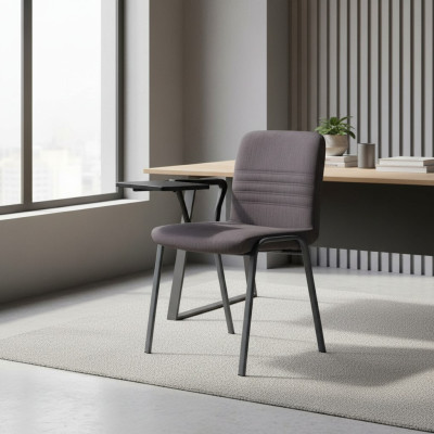 Fauteuil de bureau Chaise de luxe Chaise de bureau Fauteuil de designer en textile Meuble en métal nouveau