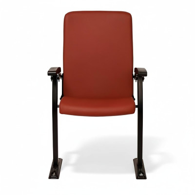 Fauteuil canapé 1 place pour théâtre Design Luxe Fauteuil Rouge Art Déco Textile neuf
