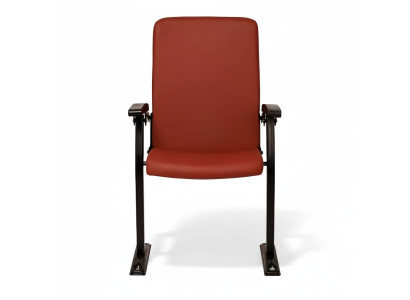 Fauteuil canapé 1 place pour théâtre Design Luxe Fauteuil Rouge Art Déco Textile neuf