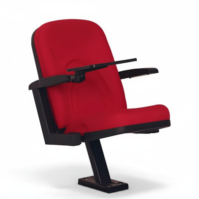 Chaise rembourrée en rouge, design 1 place 1 place moderne, fauteuil de cinéma de luxe théâtre