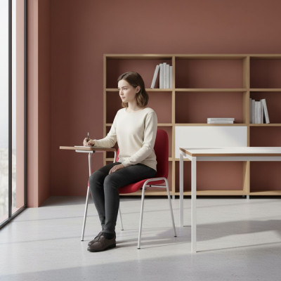 Chaise de bureau de luxe Chaise de bureau Chaise de bureau Boss nouvelle Chaise de designer textile Meubles métalliques