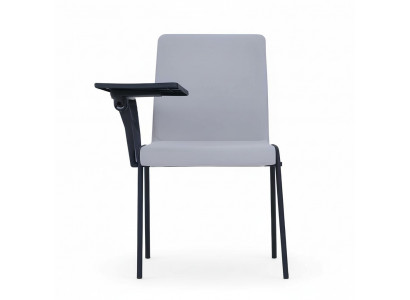 Fauteuil moderne de haute qualité avec un design élégant, fauteuil gris pour le bureau.