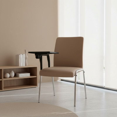 Fauteuil beige élégant Moderne Fauteuil de bureau de qualité supérieure Design neuf