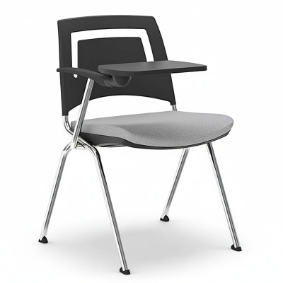 Chaise grise élégante Chaise moderne de haute qualité Design de chaise de bureau nouveau