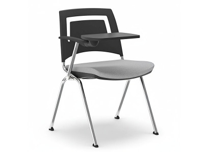 Chaise grise élégante Chaise moderne de haute qualité Design de chaise de bureau nouveau