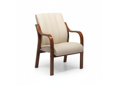 Chaise de bureau moderne Chaise rembourrée de bureau en cuir synthétique