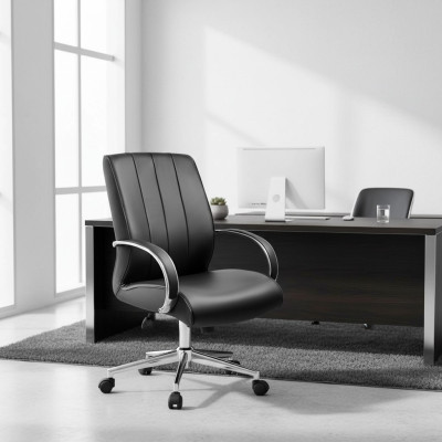 Fauteuil en similicuir Rembourrage Chaise pivotante de bureau Mobilier Chaise de bureau Chaise de direction